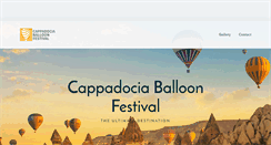 Desktop Screenshot of cappadociaballoonfestival.com